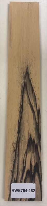 Griffbrett Weißes Ebenholz, 524x73x9mm, Einzelstück #182